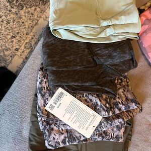 Lululemon Leggings Bundle - Green, Black, Camo